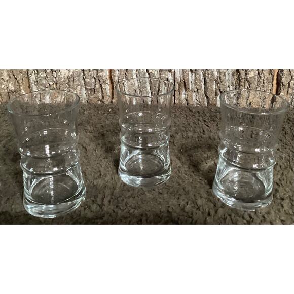 Skol by Colony Glasses Mid Century Drinking Glasses Tumblers ~ Set of 3 ~ MCM - Picture 1 of 8